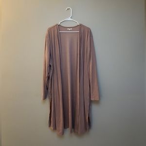 Maurices Dusty Rose Duster Cardigan Size 3X